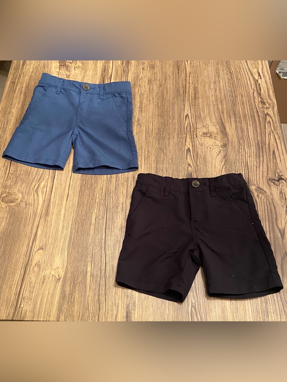 Cat & Jack Boys' Blue and Black Casual Shorts Duo in EUC!